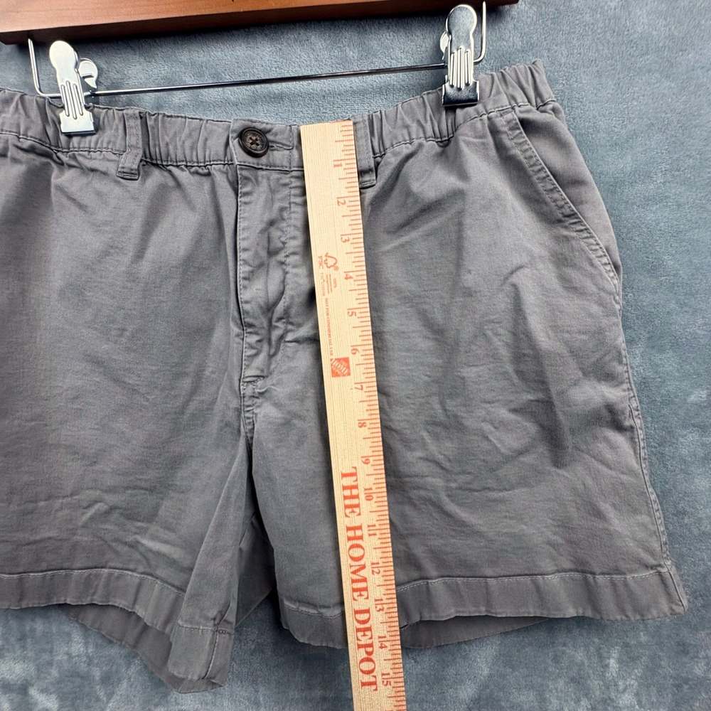Chubbies Shorts Mens XL Gray 5.5 (5") Inseam Elastic Waist Stretch Casual Preppy - Picture 12 of 13